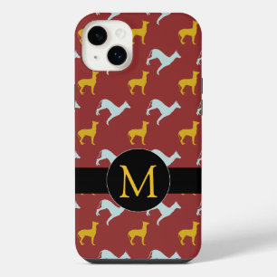 Dog Year Zodiac Birthday Monogram iPC iPhone 14 Plus Case