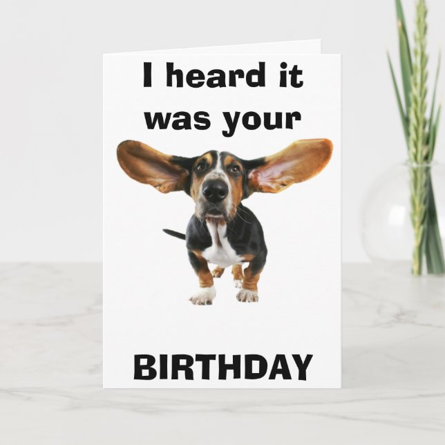 Dog Years, Birthday Card for 40th year (Front)