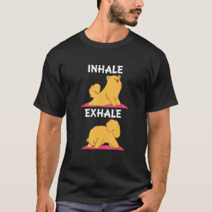 Dog Yoga Dog Pup In Yoga Positions Sports T-Shirt