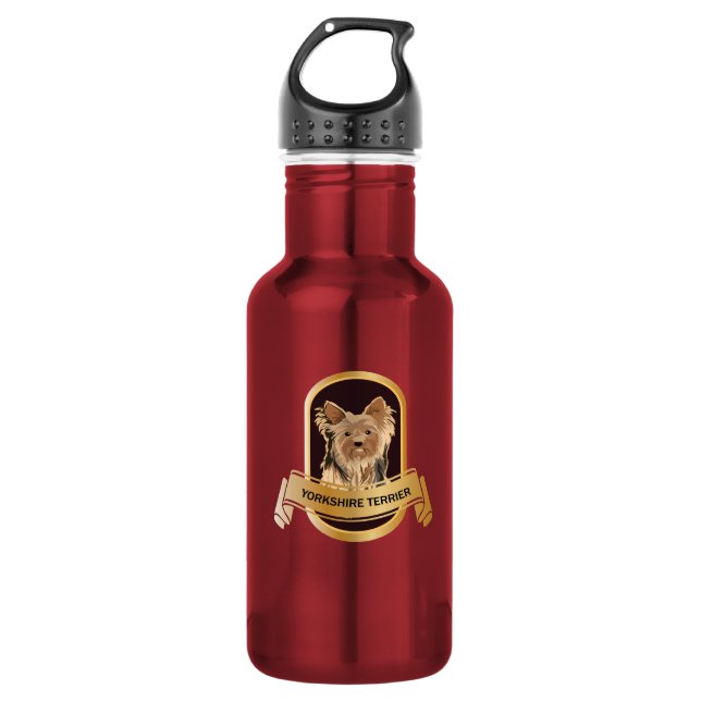 Dog YORKSHIRE TERRIER 532 Ml Water Bottle (Front)