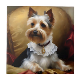 Dog Yorkshire Terrier Beauty Tile