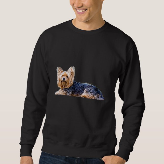 Dog Yorkshire Terrier Dog Lover Sweatshirt (Front)