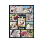 Dog YOU HAD ME AT WOOF Photo Collage Black