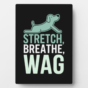 Doga Dog Yoga Pet Wellness Mindful Stretching Plaque