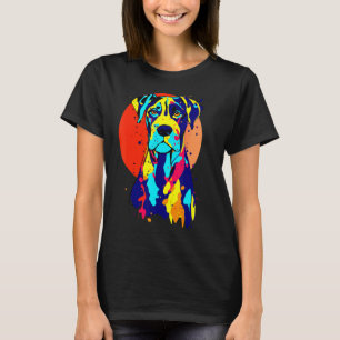 Dogbreed Great Dane Pop Colorful T-Shirt