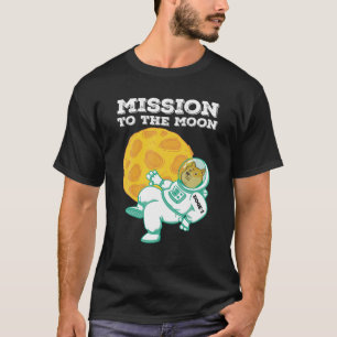 Doge-1 Mission To The Moon Dogecoin Hodl Funny Cry T-Shirt