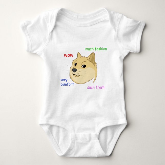 Doge Baby Bodysuit (Front)