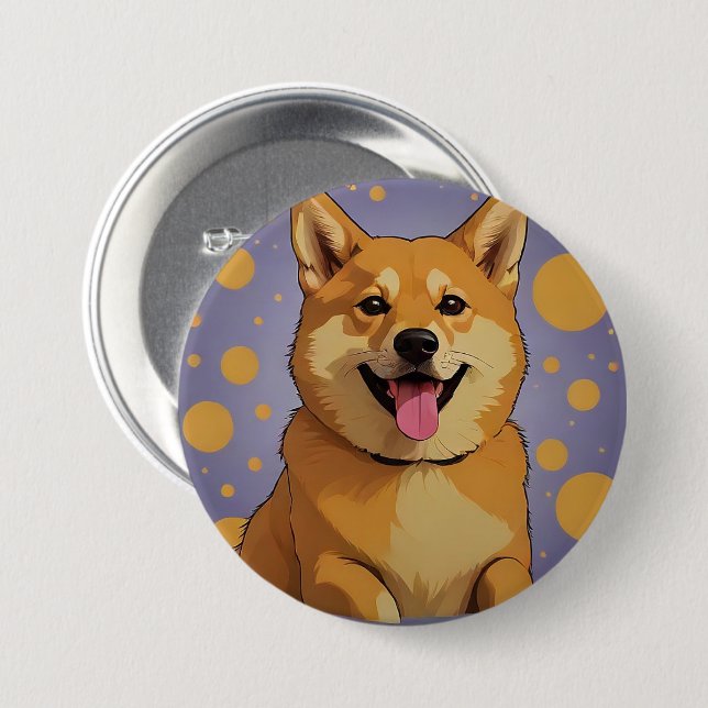 Doge button lover design  (Front & Back)