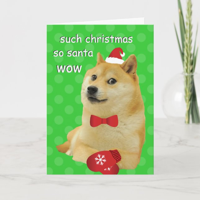 Doge Christmas Card (Front)