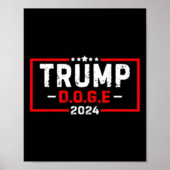 Doge D.o.g.e Department Of Government Efficiency 2 Poster (Front)