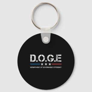 Doge D.o.g.e. Department Of Government Efficiency Key Ring