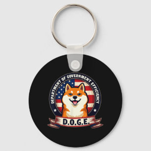 Doge D.o.g.e. Department Of Government Efficiency  Key Ring