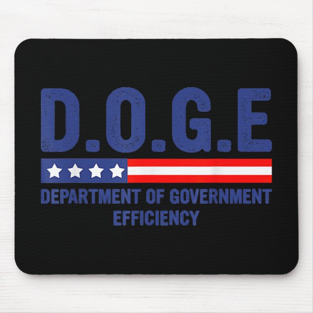 Doge D.o.g.e. Department Of Government Efficiency  Mouse Pad (Front)