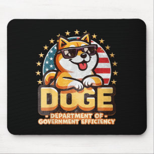 Doge D.o.g.e. Department Of Government Efficiency Mouse Pad