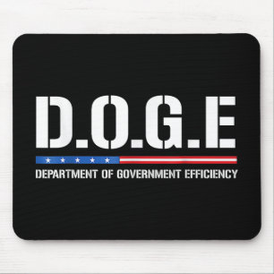 Doge D.o.g.e. Department Of Government Efficiency Mouse Pad