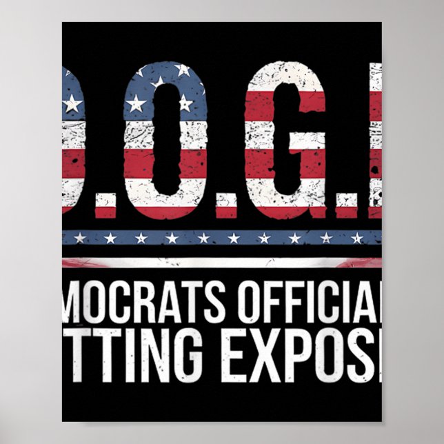 Doge D.o.g.e. Department Of Government Efficiency  Poster (Front)