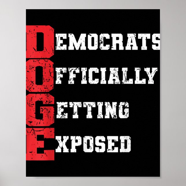 Doge Democrats Officially Getting Exposed _2  Poster (Front)
