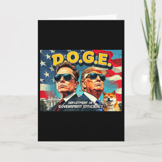Doge Department Of Government Efficiency Doge Trum Card