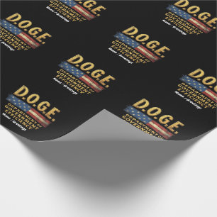 DOGE Department of Government Efficiency Wrapping Paper