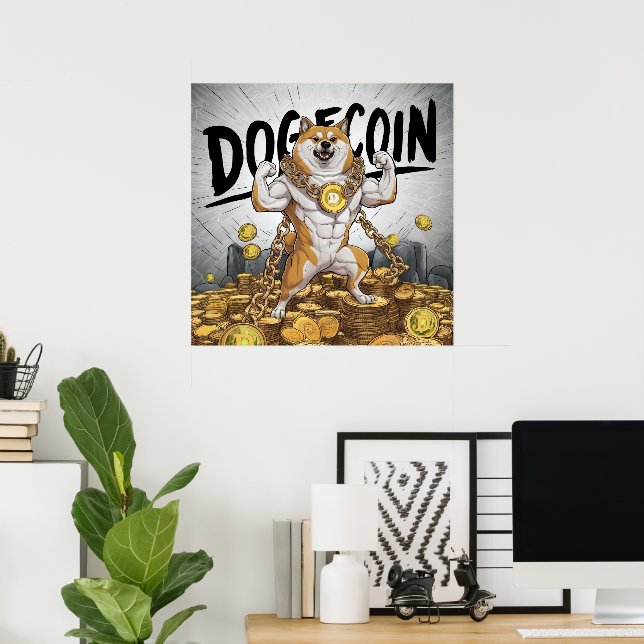 Doge Dog Poster (Home Office)