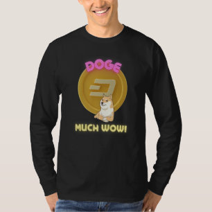 Doge Dogecoin To the Moon Meme coin Cryptocurrency T-Shirt