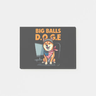 Doge epartment of government Efficiency Post-it Notes