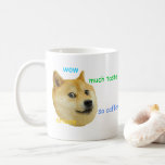 Doge Funny Meme Coffee Mug<br><div class="desc">Doge mug. Wow so coffee. Such gift!</div>