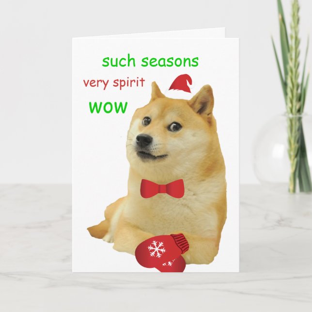 Doge Holiday Card (Front)