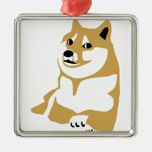 Doge - internet meme metal tree decoration