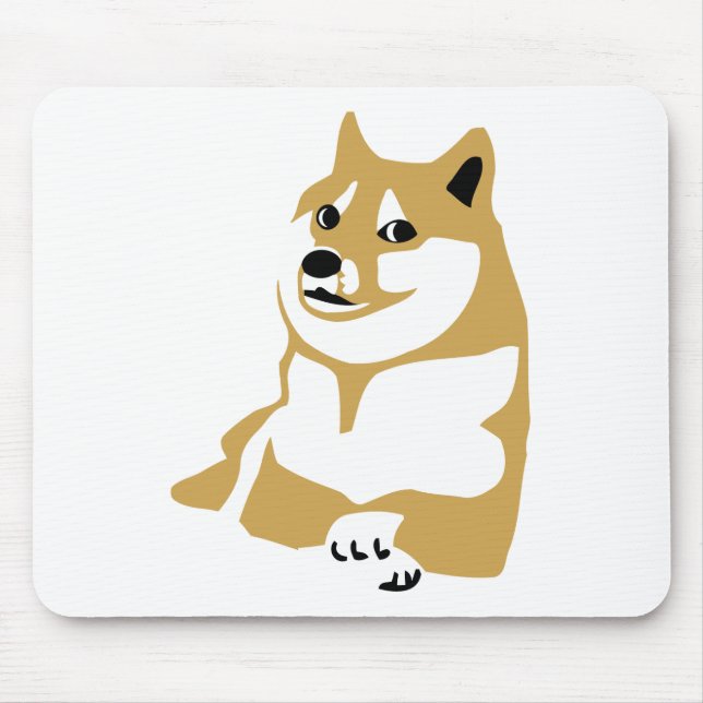 Doge - internet meme mouse pad (Front)