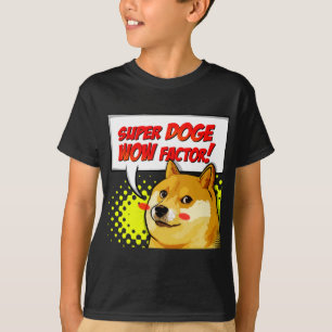 Doge Meme Super Doge WOW Factor T-Shirt