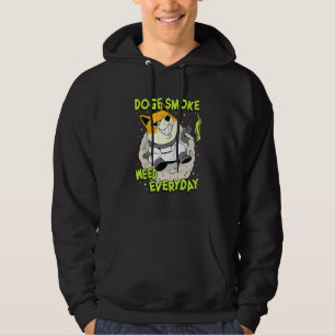 Doge Smoke Weed Everyday - Dogecoin Shiba Dog Hoodie