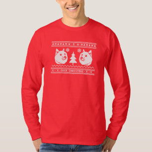 DOGE UGLY CHRISTMAS SWEATER PATTERN