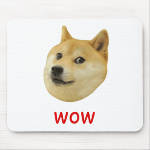 Doge Very Wow Much Dog Such Shiba Shibe Inu Mouse Pad
