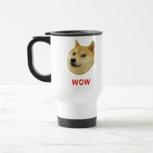 Doge Very Wow Much Dog Such Shiba Shibe Inu Travel Mug