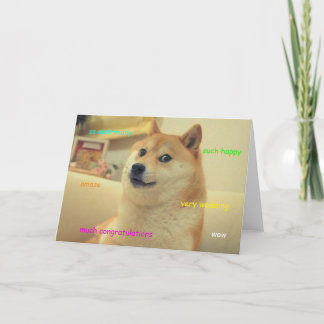 Doge Wedding Card