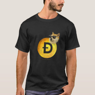 Dogecoin Cool Doge To The Moon Coin Token T-Shirt
