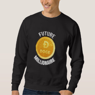 Dogecoin Crypto, Doge Coin Hodler To The Moon Mill Sweatshirt