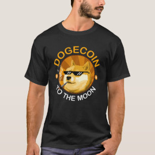 Dogecoin Crypto Doge Coin Holder Crypto To The Moo T-Shirt