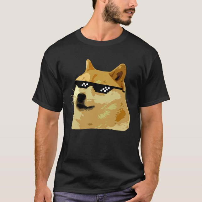 Dogecoin Crypto Dogecoin Shiba Inu T-Shirt (Front)
