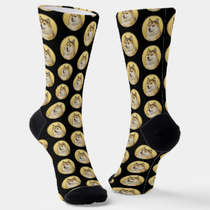 Dogecoin Dog  Socks