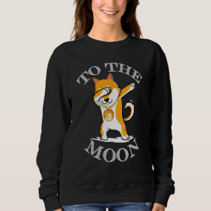 Dogecoin Doge Hodl To The Moon Crypto Meme Dabbing Sweatshirt