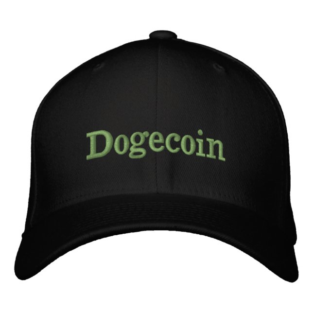 Dogecoin Embroidered Hat (Front)