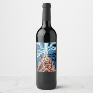 DogeCoin He-Man Masters of the Universe Wine Wine Label