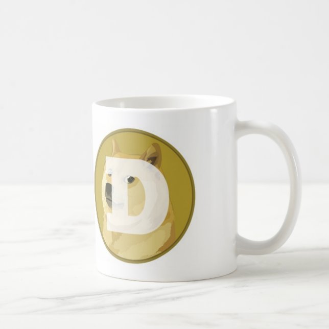 Dogecoin Logo 325ml Mug (Right)