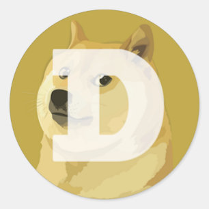 Dogecoin Logo Sticker