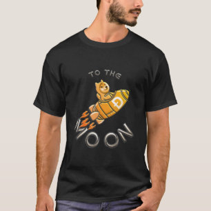 Dogecoin To The Moon Crypto Doge Coin Cryptocurren T-Shirt