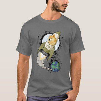 DOGECOIN TO THE MOON Cryptocurrency $DOGE Crypto C T-Shirt