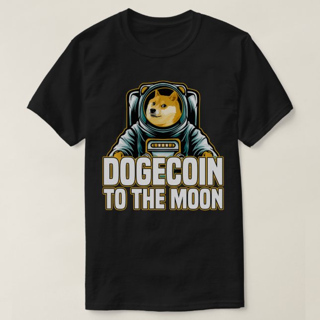 Dogecoin To The Moon Pullover  (Design Front)