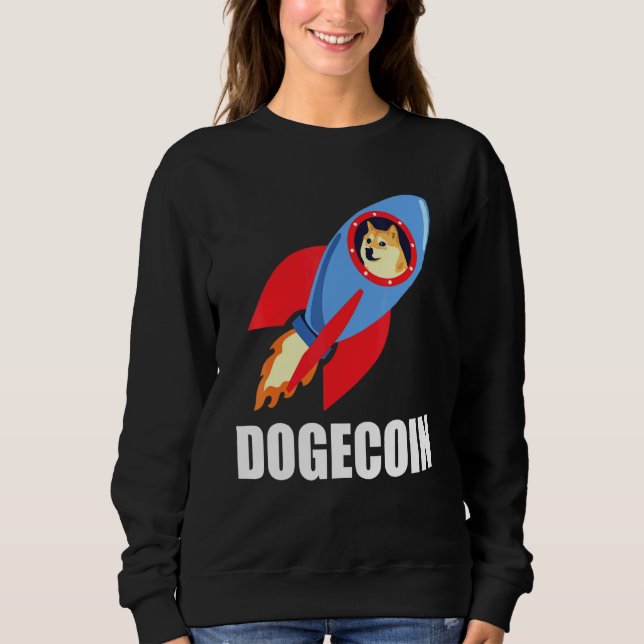 Dogecoin Women Men Plus Size 2xl 3xl Men Cryptocur Sweatshirt (Front)